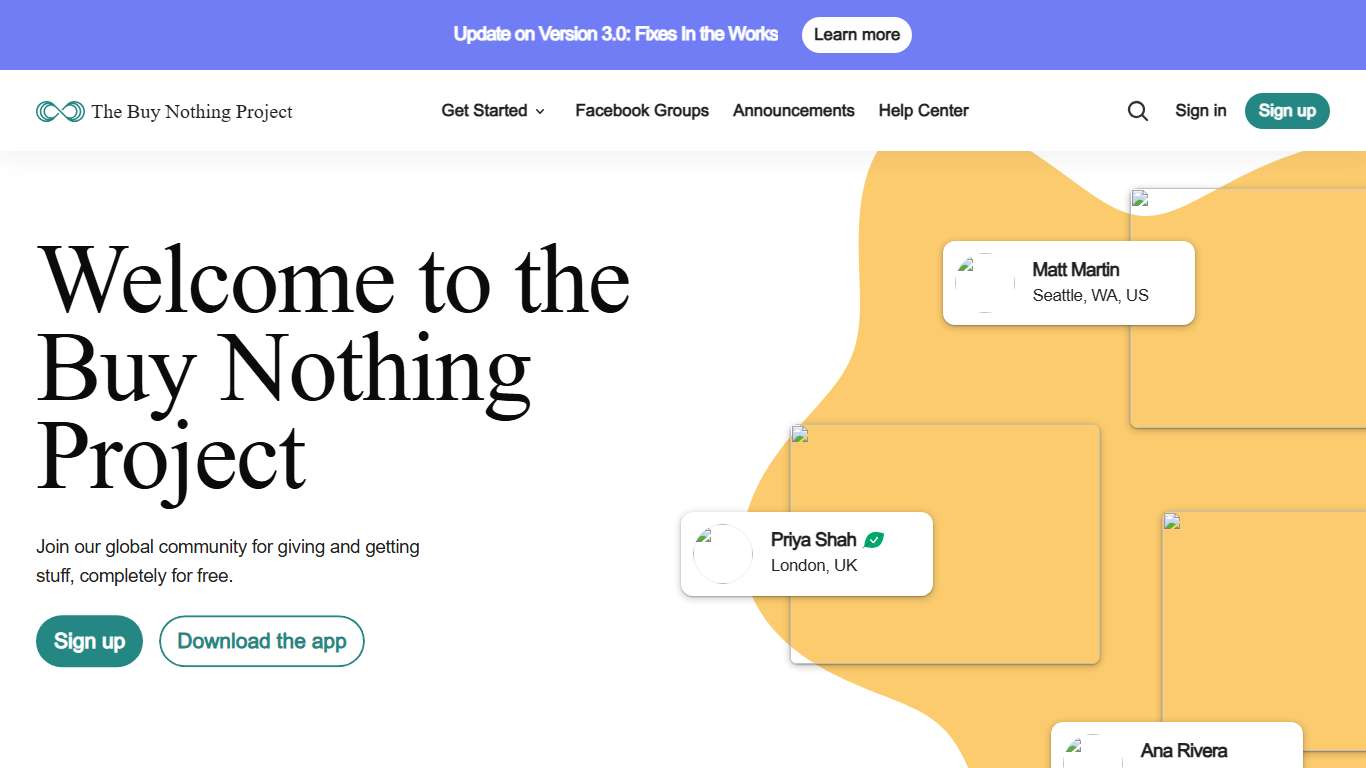 The Buy Nothing Project